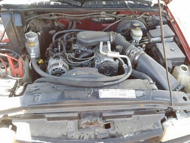 1GNCS13W6X2251592 - 1999 CHEVROLET BLAZER TWO TONE photo 7