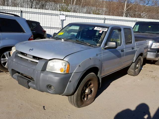 1N6ED27T63C466912 - 2003 NISSAN FRONTIER C SILVER photo 2