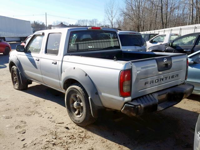 1N6ED27T63C466912 - 2003 NISSAN FRONTIER C SILVER photo 3