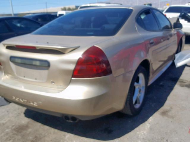 2G2WR524741351970 - 2004 PONTIAC GRAND PRIX GOLD photo 4
