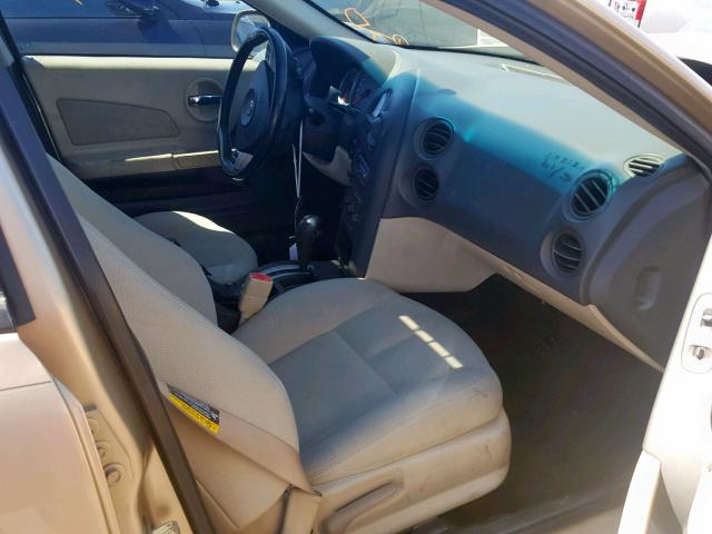 2G2WR524741351970 - 2004 PONTIAC GRAND PRIX GOLD photo 5