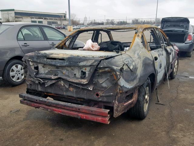 2G1WH52K959226087 - 2005 CHEVROLET IMPALA LS RED photo 4