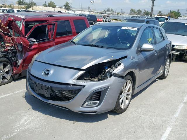 JM1BL1H67A1127516 - 2010 MAZDA 3 S GRAY photo 2