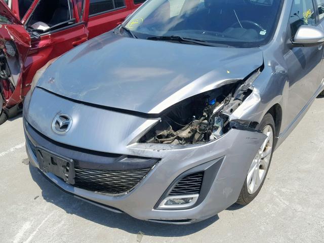 JM1BL1H67A1127516 - 2010 MAZDA 3 S GRAY photo 9