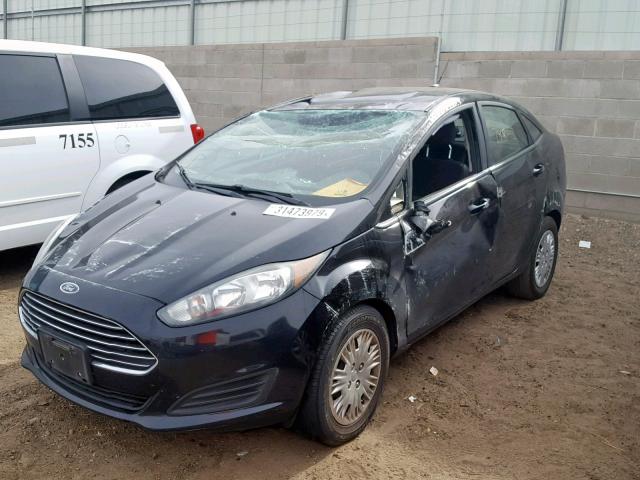 3FADP4AJ1GM165015 - 2016 FORD FIESTA S BLACK photo 2