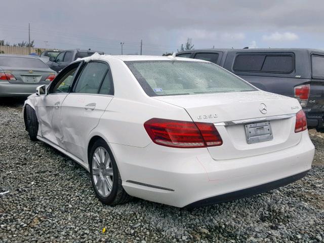 WDDHF9HB3EA942630 - 2014 MERCEDES-BENZ E 250 BLUE WHITE photo 3