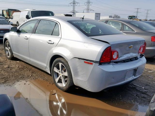 1G1ZC5E13BF373636 - 2011 CHEVROLET MALIBU 1LT SILVER photo 3