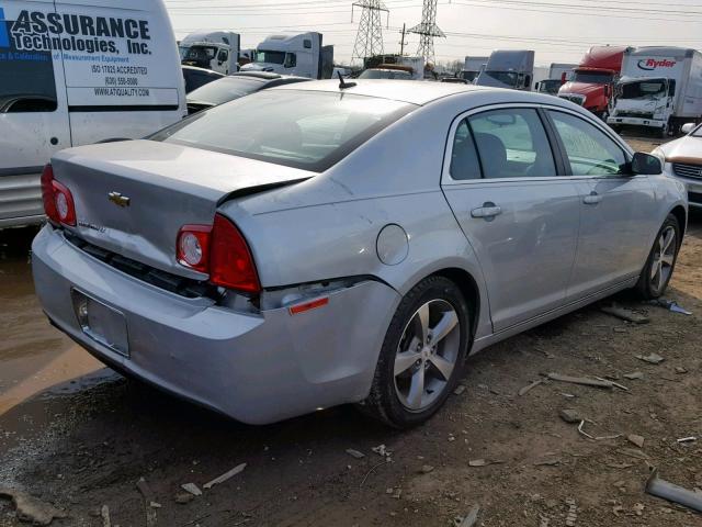 1G1ZC5E13BF373636 - 2011 CHEVROLET MALIBU 1LT SILVER photo 4