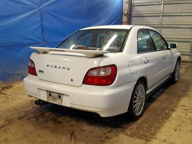 JF1GD29692G513866 - 2002 SUBARU IMPREZA WR WHITE photo 4