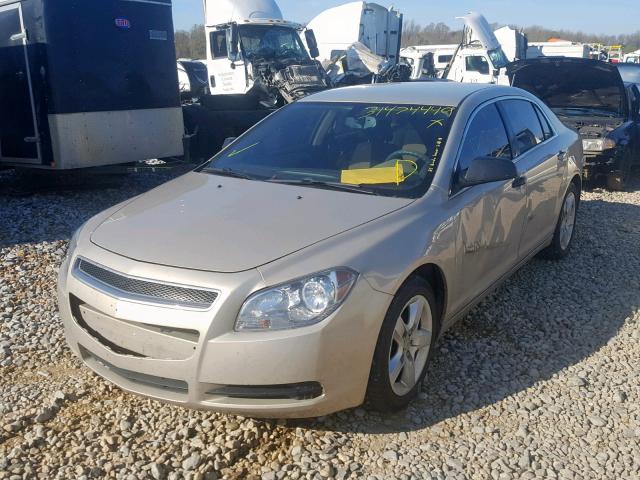 1G1ZB5E19BF347772 - 2011 CHEVROLET MALIBU LS ოქროსფერი ფოტო 2