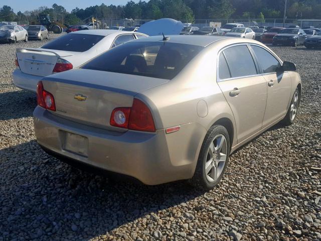 1G1ZB5E19BF347772 - 2011 CHEVROLET MALIBU LS ოქროსფერი ფოტო 4