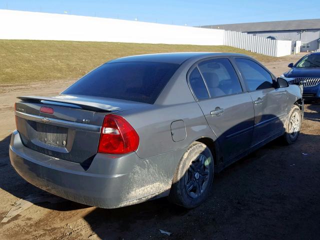 1G1ZS57FX7F133065 - 2007 CHEVROLET MALIBU LS GRAY photo 4