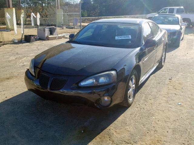 2G2WP552581157184 - 2008 PONTIAC GRAND PRIX BLACK photo 2