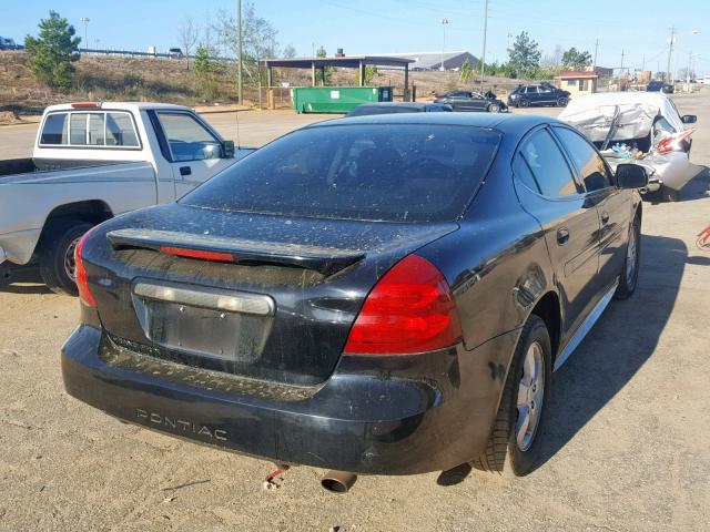 2G2WP552581157184 - 2008 PONTIAC GRAND PRIX BLACK photo 4
