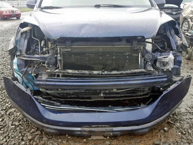 JHLRE48798C048711 - 2008 HONDA CR-V EXL BLUE photo 9