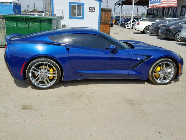 1G1YB2D75J5100625 - 2018 CHEVROLET CORVETTE S BLUE photo 9