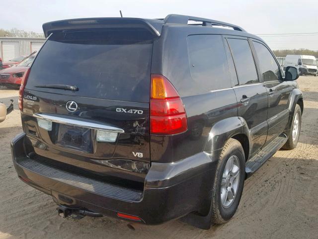 JTJBT20X670144782 - 2007 LEXUS GX 470 BLACK photo 4