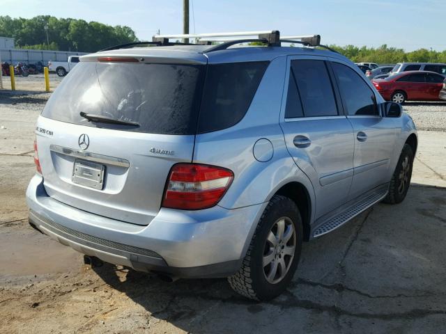 4JGBB22E47A197729 - 2007 MERCEDES-BENZ ML 320 CDI SILVER photo 4