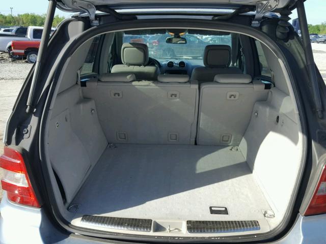 4JGBB22E47A197729 - 2007 MERCEDES-BENZ ML 320 CDI SILVER photo 9