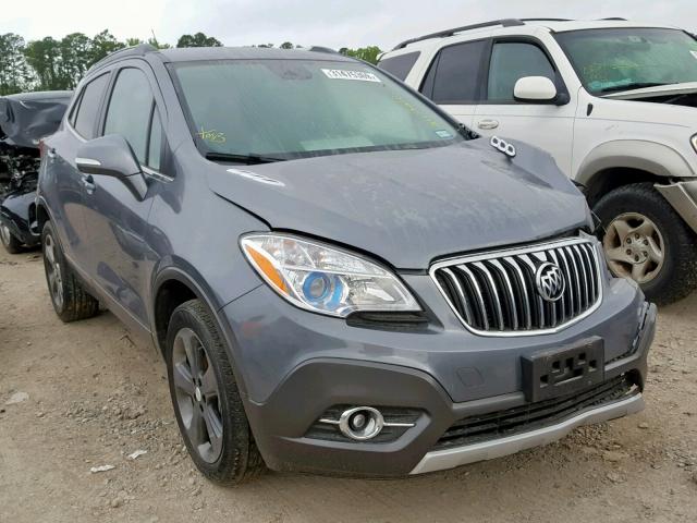 KL4CJCSBXEB711866 - 2014 BUICK ENCORE GRAY photo 1