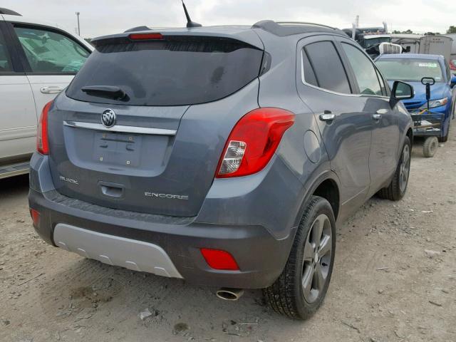 KL4CJCSBXEB711866 - 2014 BUICK ENCORE GRAY photo 4