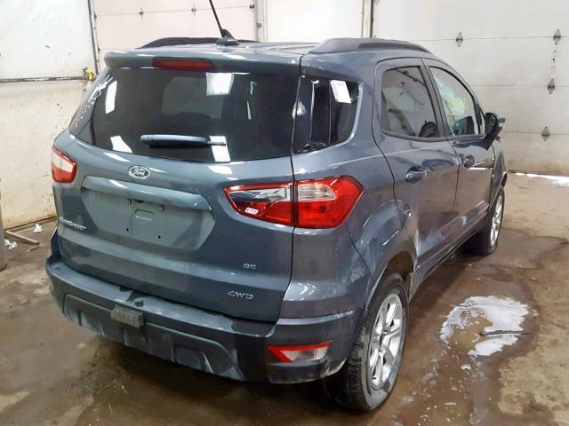 MAJ6P1UL8JC188451 - 2018 FORD ECOSPORT S BLUE photo 4