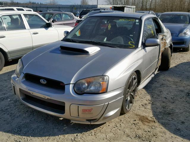 JF1GD70625L512466 - 2005 SUBARU IMPREZA WR SILVER photo 2