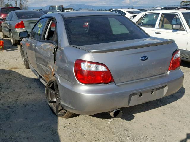 JF1GD70625L512466 - 2005 SUBARU IMPREZA WR SILVER photo 3