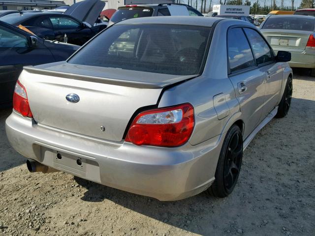 JF1GD70625L512466 - 2005 SUBARU IMPREZA WR SILVER photo 4