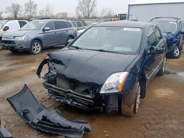 3N1AB6AP6CL718255 - 2012 NISSAN SENTRA 2.0 BLACK photo 2