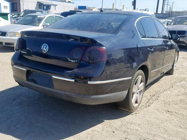 WVWAK73C98P053781 - 2008 VOLKSWAGEN PASSAT KOM BLACK photo 4