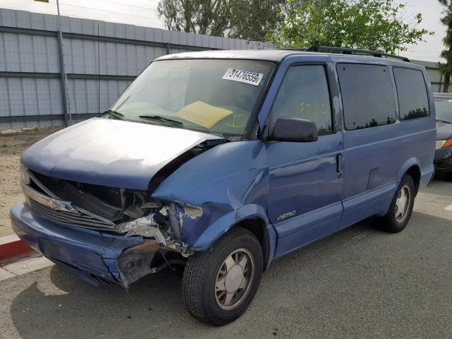 1GNDM19W1VB108679 - 1997 CHEVROLET ASTRO BLUE photo 2