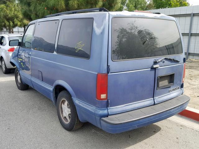 1GNDM19W1VB108679 - 1997 CHEVROLET ASTRO BLUE photo 3