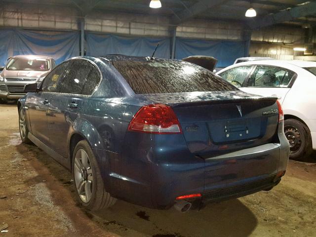 6G2ER57729L159732 - 2009 PONTIAC G8 BLUE photo 3