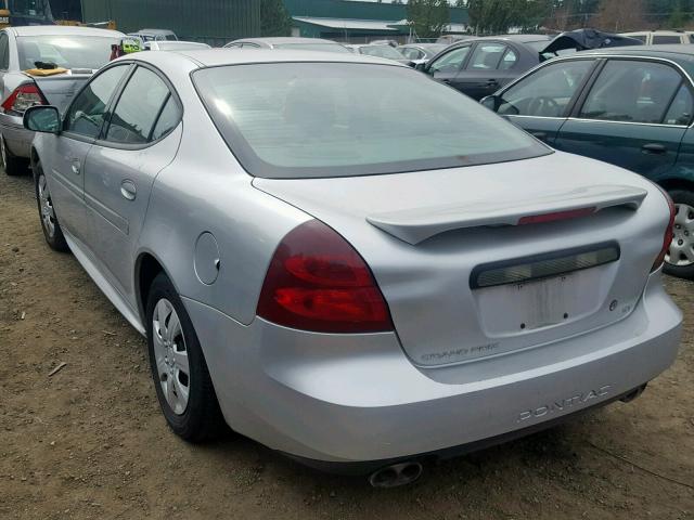 2G2WP542741338475 - 2004 PONTIAC GRAND PRIX SILVER photo 3