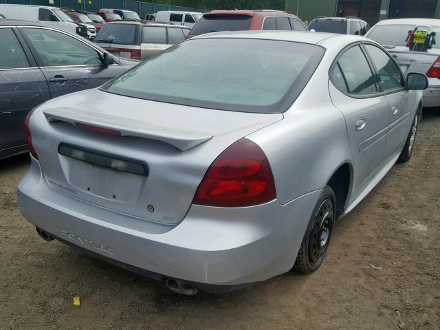 2G2WP542741338475 - 2004 PONTIAC GRAND PRIX SILVER photo 4