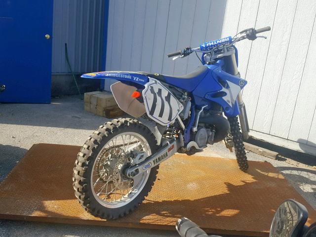 JYACG12C62A007906 - 2002 YAMAHA YZ250 BLUE photo 4