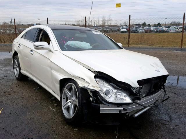 WDDDJ72X89A152171 - 2009 MERCEDES-BENZ CLS 550 WHITE photo 1