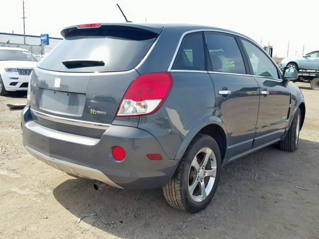 3GSCL93Z18S670832 - 2008 SATURN VUE HYBRID GRAY photo 4