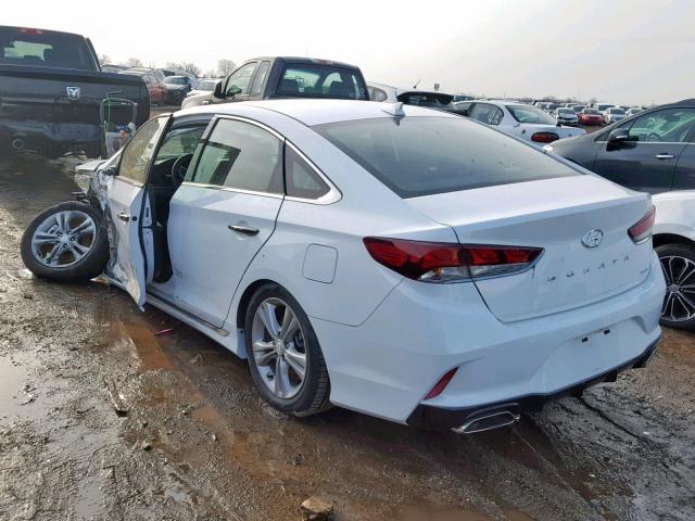 5NPE34AF9JH721414 - 2018 HYUNDAI SONATA SPO WHITE photo 3