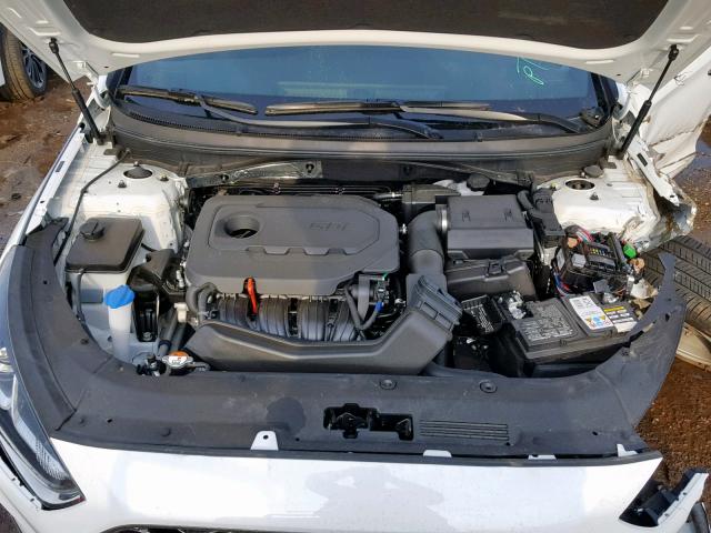 5NPE34AF9JH721414 - 2018 HYUNDAI SONATA SPO WHITE photo 7