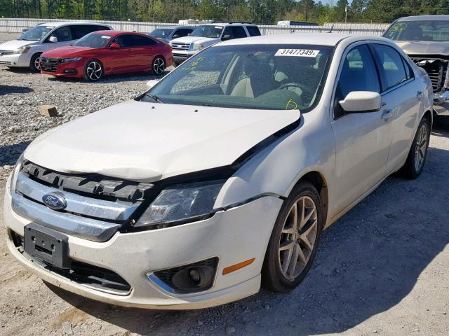 3FAHP0JA0BR213514 - 2011 FORD FUSION SEL WHITE photo 2