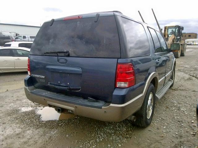1FMPU18L74LB71321 - 2004 FORD EXPEDITION BLUE photo 4