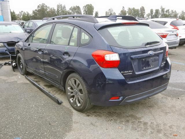 JF1GPAU69GH233777 - 2016 SUBARU IMPREZA SP BLUE photo 3