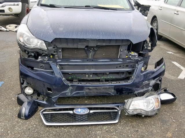 JF1GPAU69GH233777 - 2016 SUBARU IMPREZA SP BLUE photo 9