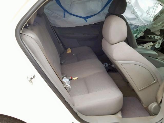1G1ZG57B88F167408 - 2008 CHEVROLET MALIBU LS WHITE photo 6