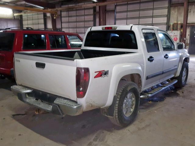 1GCDT136558255136 - 2005 CHEVROLET COLORADO WHITE photo 4