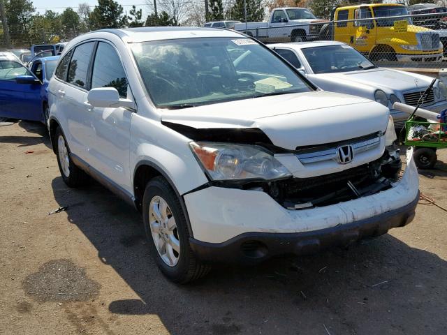 5J6RE487X8L049762 - 2008 HONDA CR-V EXL WHITE photo 1