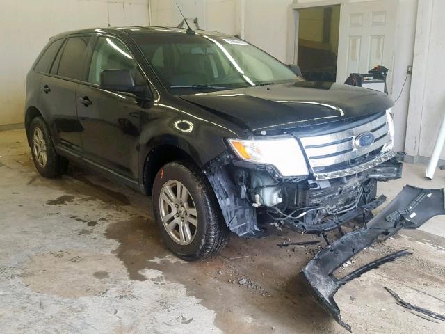 2FMDK36C98BA11700 - 2008 FORD EDGE SE BLACK photo 1