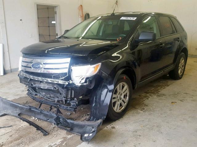 2FMDK36C98BA11700 - 2008 FORD EDGE SE BLACK photo 2